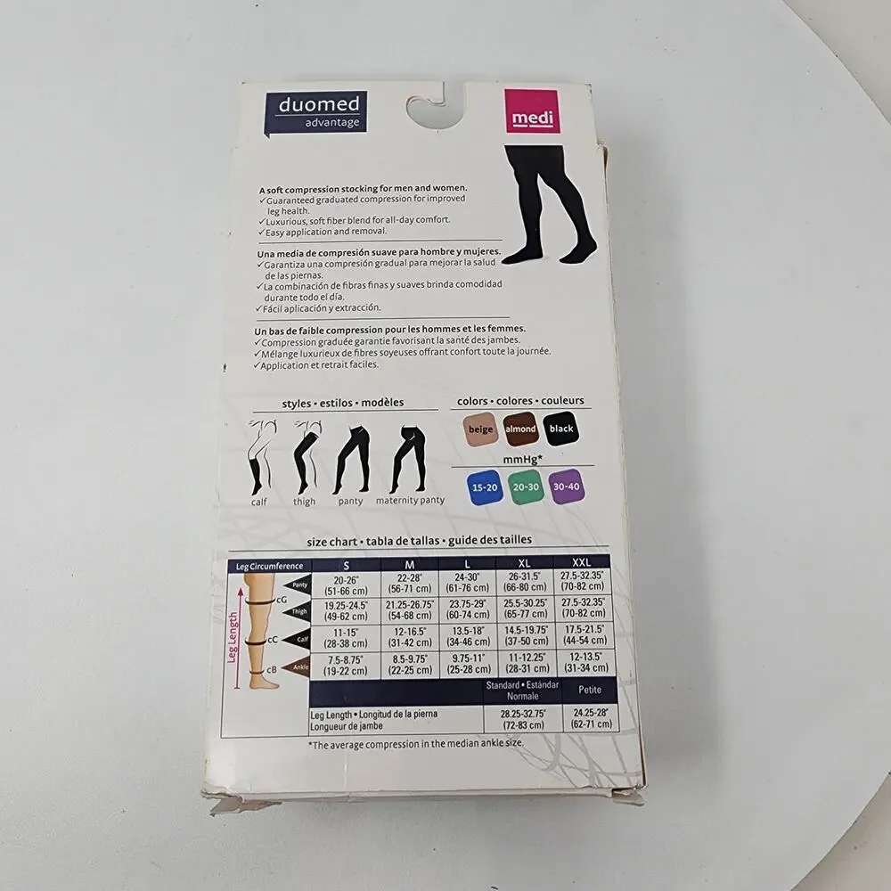 Mediven Duomed Advantage Small Thigh 20-30 mmhg Compression Stockings AT25201